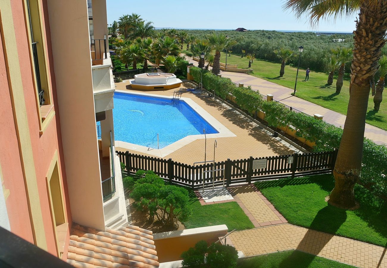 Lejlighed i Punta del Moral - Apartamento con Vistas al Mar de 2 dormitorios en primera línea de playa.