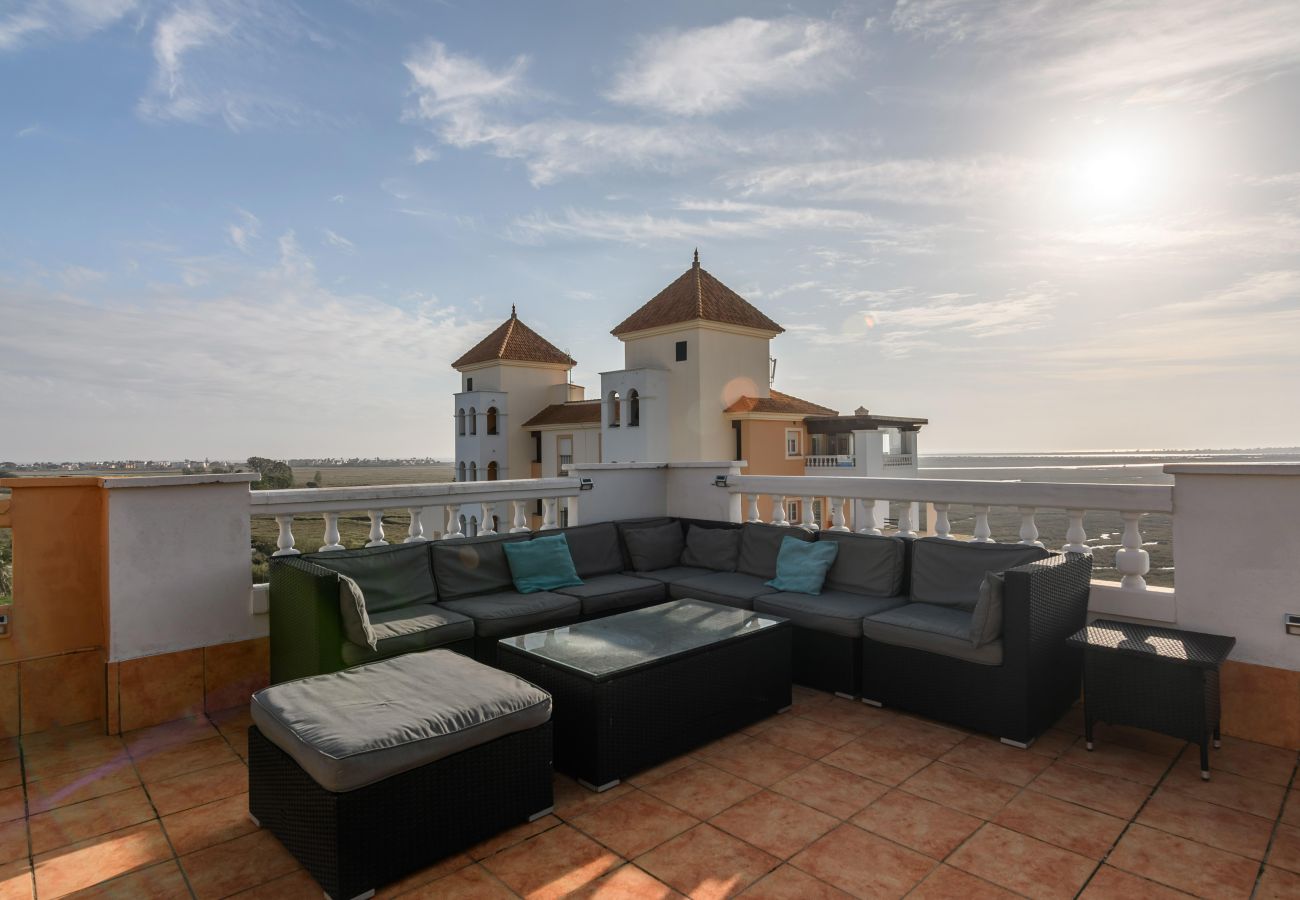 Ferienwohnung in Isla Canela - Las Marismas Penthouse PLUS - Isla Canela Golf GLHM59P19