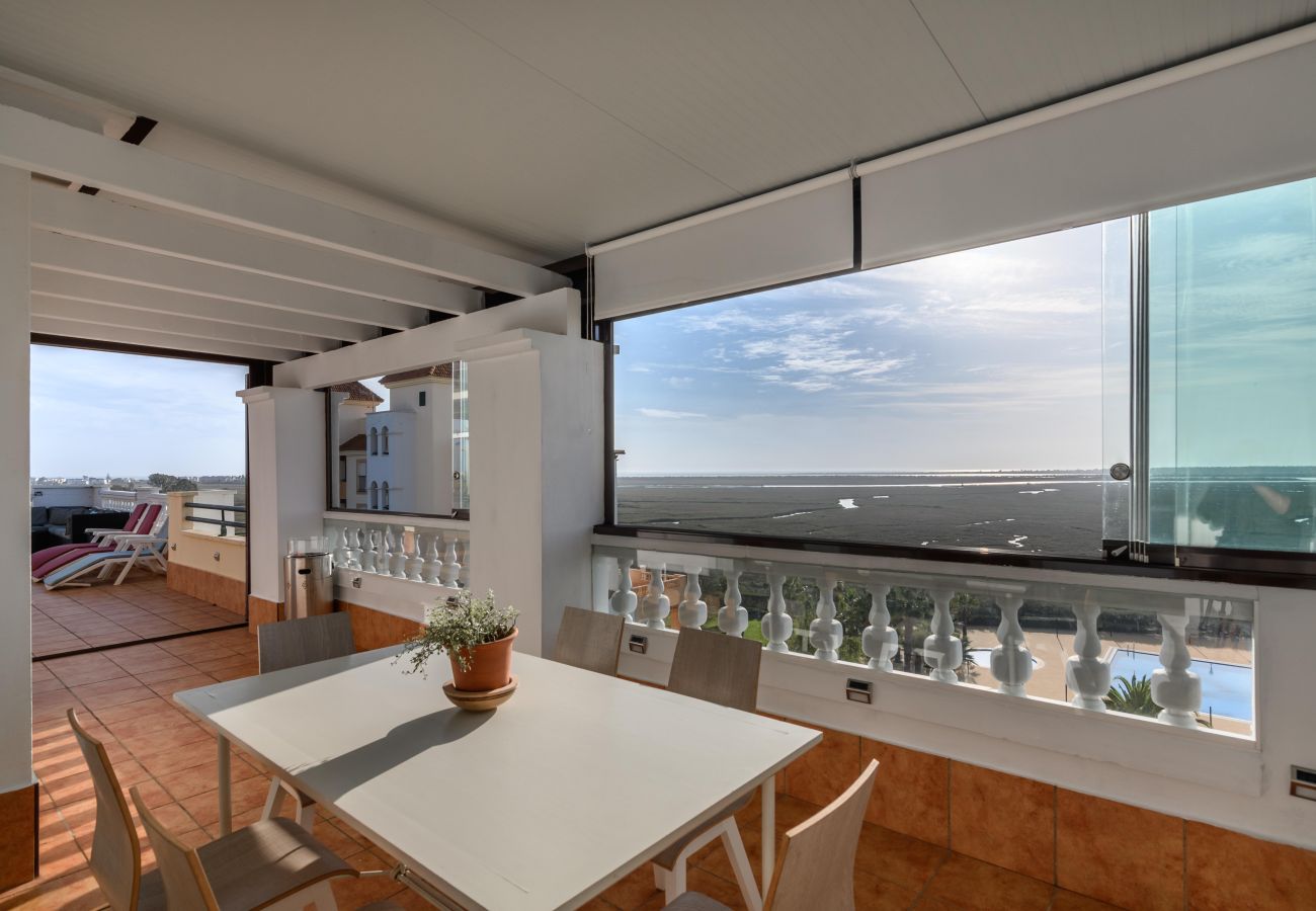 Ferienwohnung in Isla Canela - Las Marismas Penthouse PLUS - Isla Canela Golf GLHM59P19