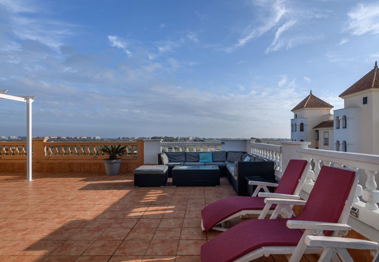 Ferienwohnung in Isla Canela - Las Marismas Penthouse PLUS - Isla Canela Golf GLHM59P19